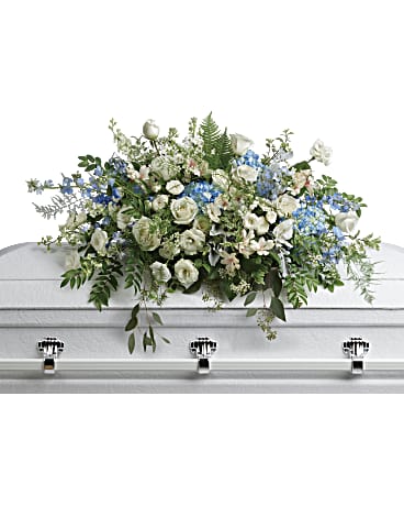 Teleflora Tender Remembrance Casket Spray