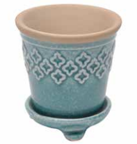 Footed Indoor Pot