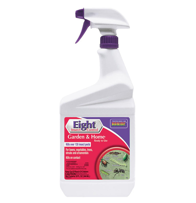 spray for garden pests Bonide Eight Garden & Home Spray RTU QT