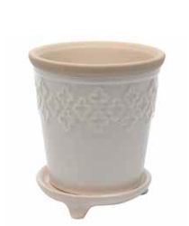 Footed Indoor Pot