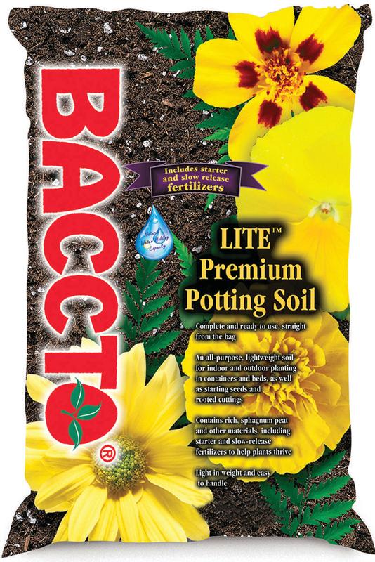 potting soil for flowering plants Baccto Lite Premium Potting Soil