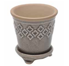 Footed Indoor Pot
