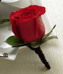 FTD Red Rose Boutonniere