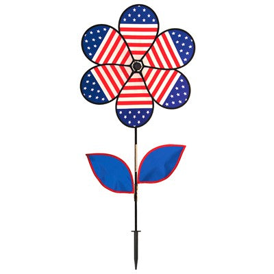 Patriotic Flower Spinner 12"