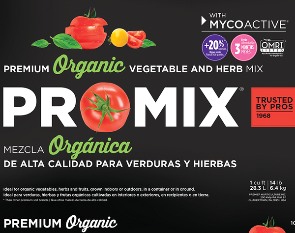 PROMIX Organic Vegi/Herb Planting Mix