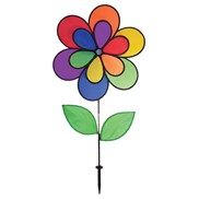 19" Double Rainbow Flower Spinner